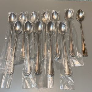 Stainless flatware Reed & Barton Domain 18/10 Ice Tea spoon Discontinued pattern